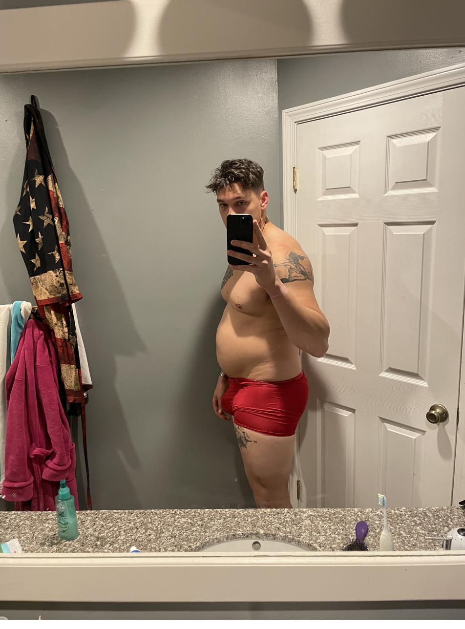 Jacques at his heaviest, post-service — 285lbs